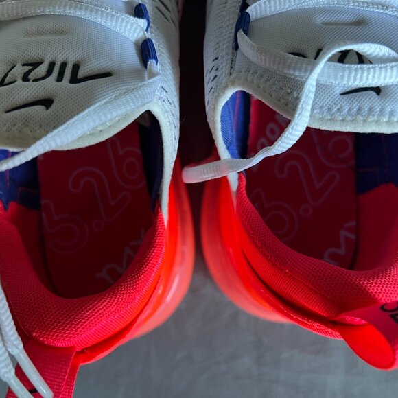 Nike Women\'s Air Max 270 Ultramarine & Solar Red sz 11.5/10 main image 8